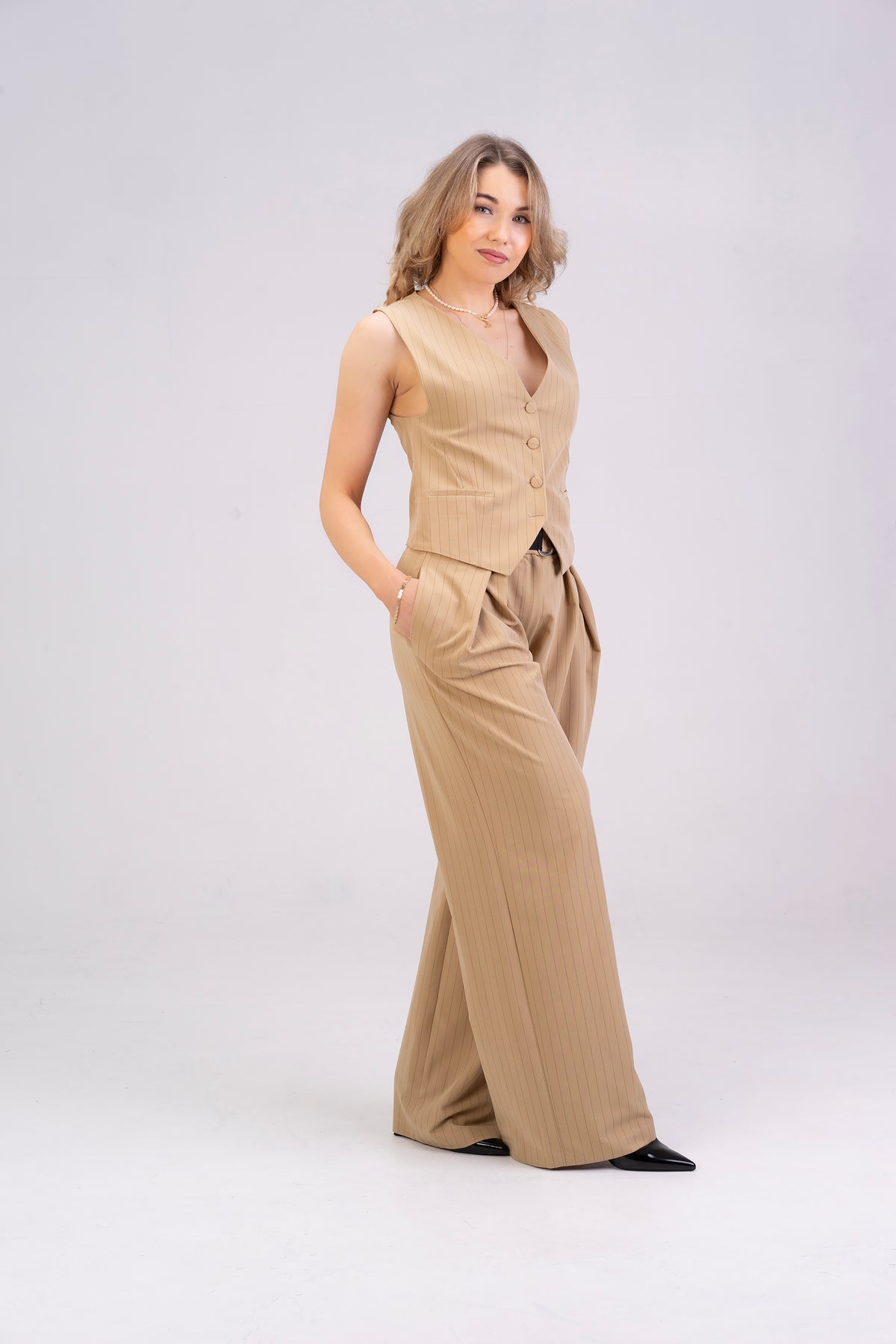 brown-two-piece-set-for-women-tailored-co-ords