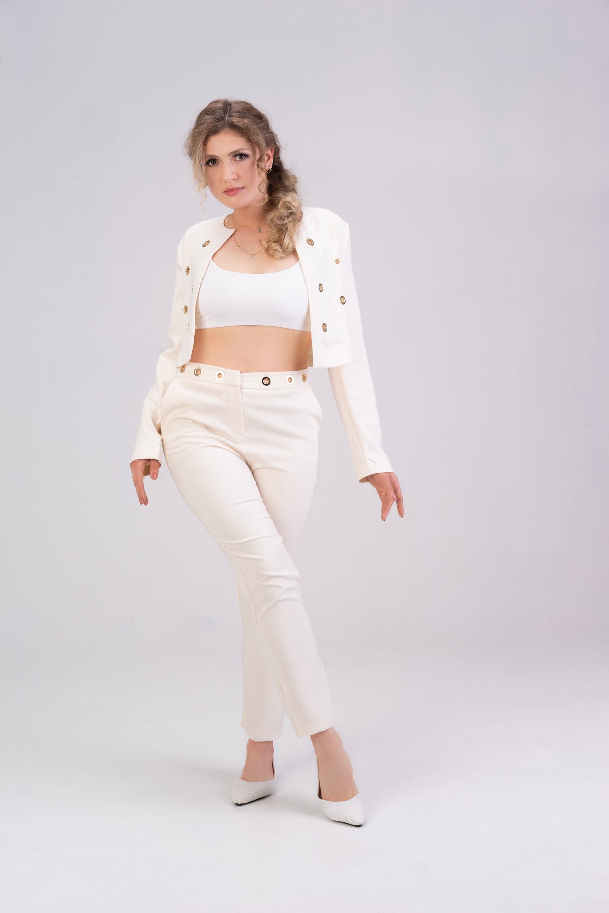 Cream-cropped-blazer-jacket-and-high-waisted-pants-set