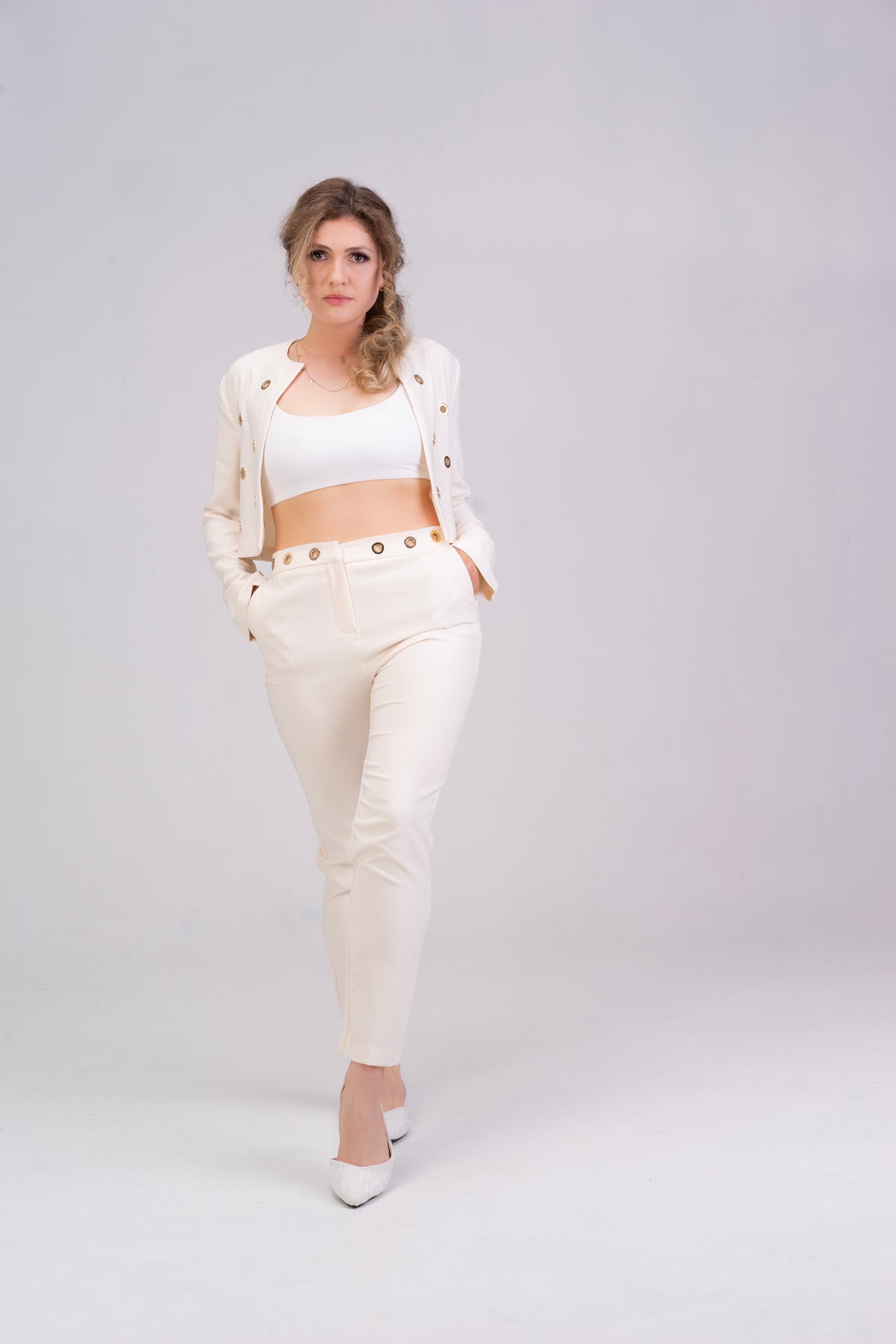 Cream-set-for-women-top-and-pants