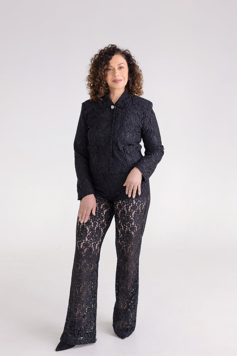 Womens-black-lace-set-for-women-with-sheer-flared-trousers